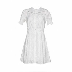 BA&SH Beky Eyelet Mini Dress Size 1